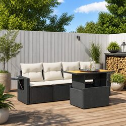 5 Piece Outdoor Garden Sofa Set