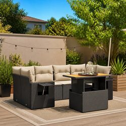 7-Piece Outdoor Sofa Set with Easy Setup