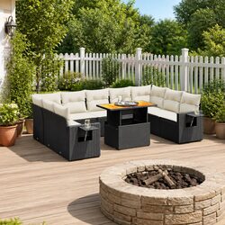 10-Piece Modular Sofa Set for Outdoors