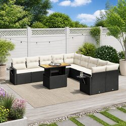 Compact and Stylish 11 Piece Garden Sofa Set