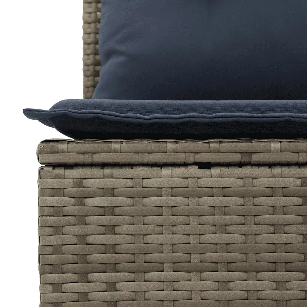 6 Piece Garden Sofa Set with Adjustable Tabletop