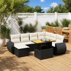 8 Piece Outdoor Garden Sofa Set with Adjustable Features