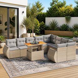 10-Piece Garden Sofa Set - Elegant and Functional