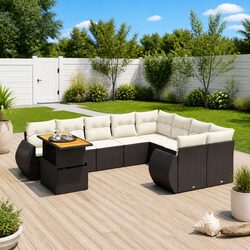 Your Ideal 10-Piece Outdoor Sofa Set Awaits You