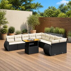 11 Piece Garden Sofa Set for Outdoor Relaxation