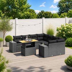 9 Piece Garden Sofa Set: Simple, Quality Outdoor Furniture