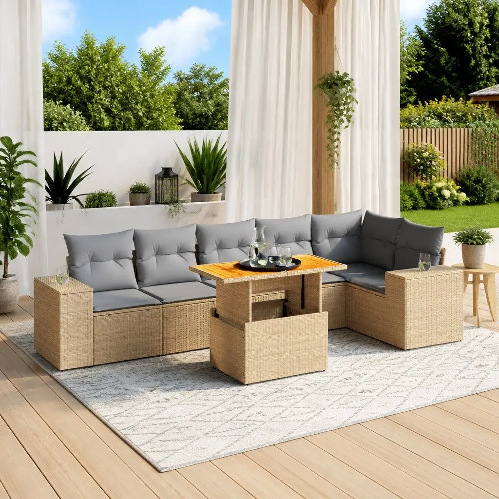7-Piece Garden Sofa Set