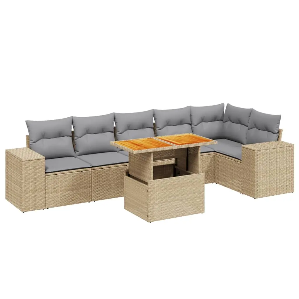 7-Piece Garden Sofa Set