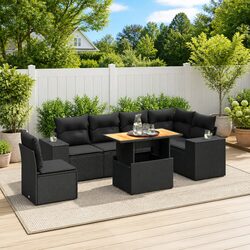 Enjoy Outdoor Living with Our 7-Piece Sofa Set