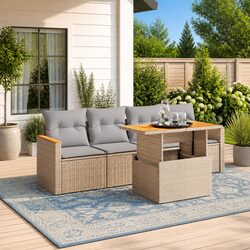 5 Piece Outdoor Sofa Set - Compact and Stylish