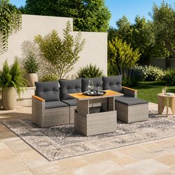 6-Piece Garden Sofa Set