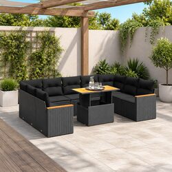 Concise and Stylish 10 Piece Garden Sofa Set