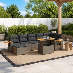 8-Piece Outdoor Sofa Set for Relaxation