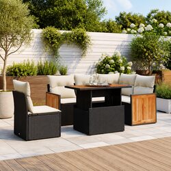 Garden Sofa Set: 6-Piece Modular Outdoor Furniture
