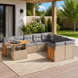 10 Piece Garden Sofa Set: Stylish, Durable, and Versatile