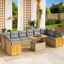 11-Piece Garden Sofa Set