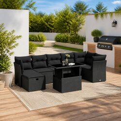 Compact and Stylish 8-Piece Outdoor Furniture Set