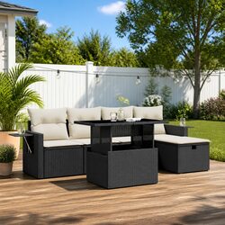6 Piece Outdoor Sofa Set