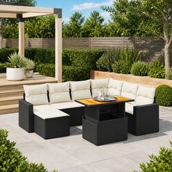 Compact and Versatile 8-Piece Outdoor Sofa Set