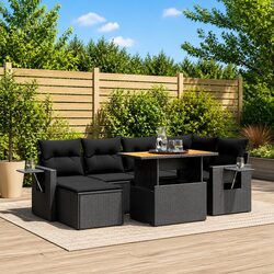 7 Piece Garden Sofa Set: Durable and Efficient