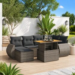 7 Piece Modular Garden Sofa Set for Your Patio