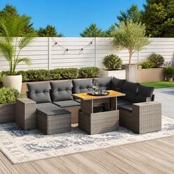 8 Piece Garden Sofa Set