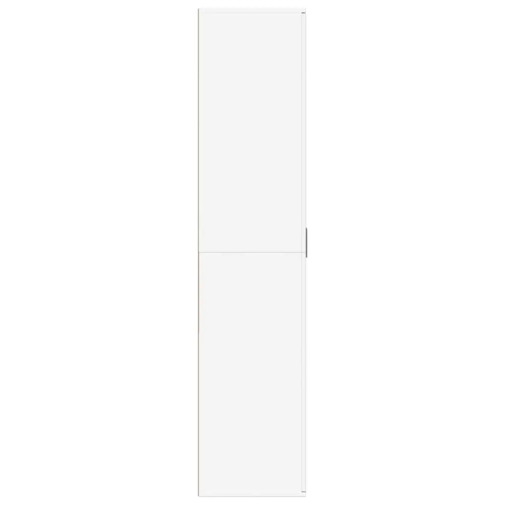 Shoe Cabinet White Tall Storage Organizer Wardrobe Furniture