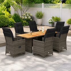 Compact Grey Bistro Set for Outdoor Living