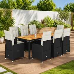 9-Piece Outdoor Bistro Set – Perfectly Compact and Stylish