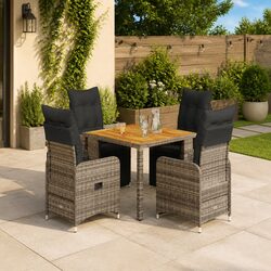 Compact and Reliable: 5 Piece Garden Bistro Set
