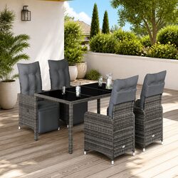 5 Piece Garden Bistro Set for Effortless Relaxation