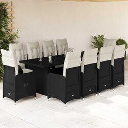 Compact 11-Piece Garden Bistro Set for Outdoor Relaxation