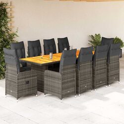 Compact 11-Piece Bistro Set for Outdoor Fun