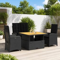 4 Piece Outdoor Dining Set for Easy Setup