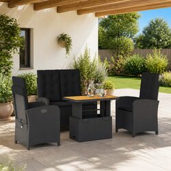 4 Piece Garden Dining Set