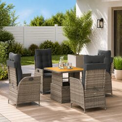 Compact 5-Piece Dining Set for Your Outdoor Living