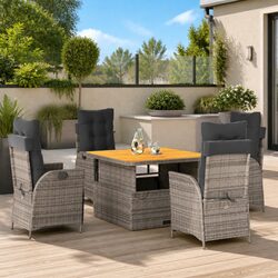 5-Piece Garden Dining Set: Comfort Meets Style