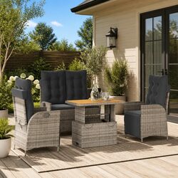 Concise Overview of the 4-Piece Garden Dining Set