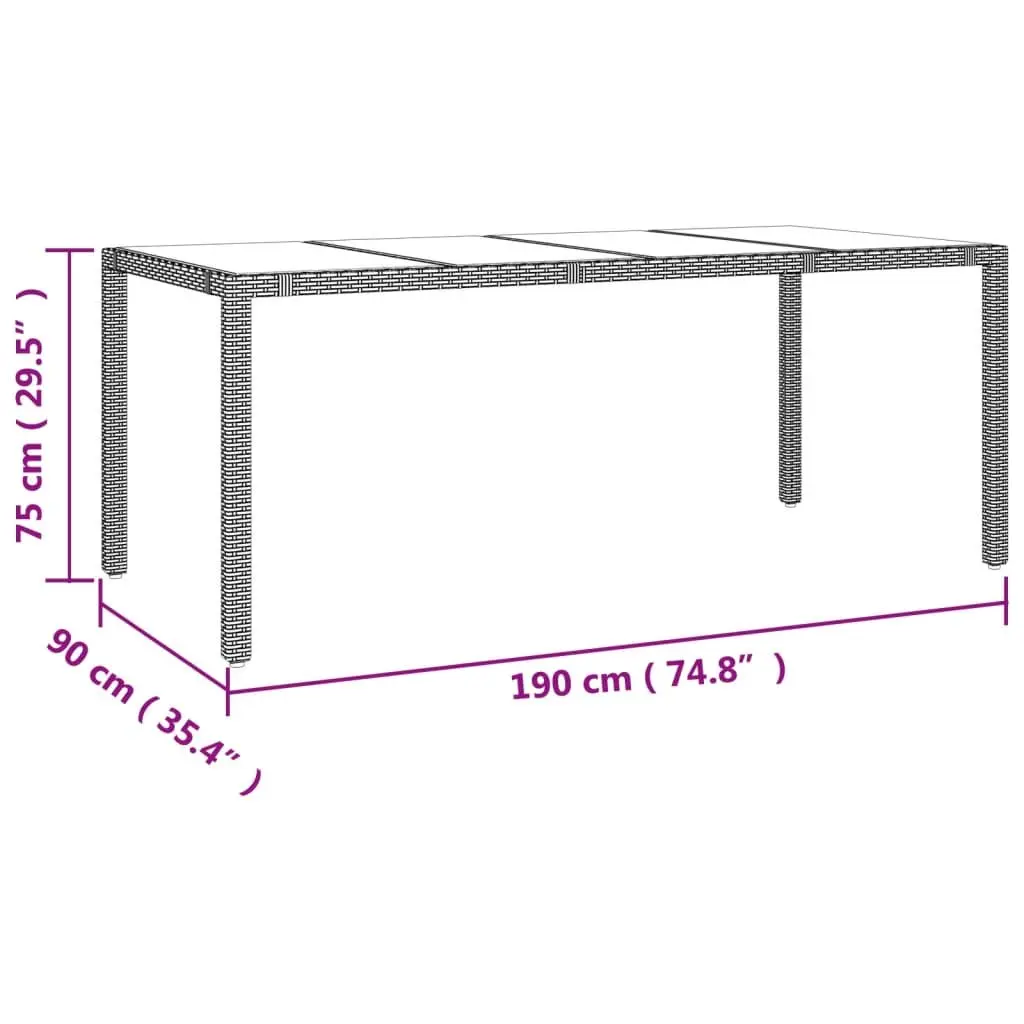 Garden Dining Set for Outdoor Comfort