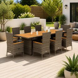 9 Piece Garden Dining Set: Perfect for Outdoor Relaxation
