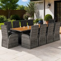 Effortless Outdoor Dining with 11 Piece Set