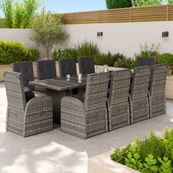 Compact and Stylish 11 Piece Garden Dining Set