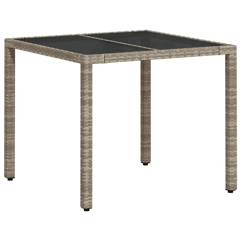 Garden Dining Set 5 Piece Outdoor Furniture Table Chairs Cushions Grey Patio