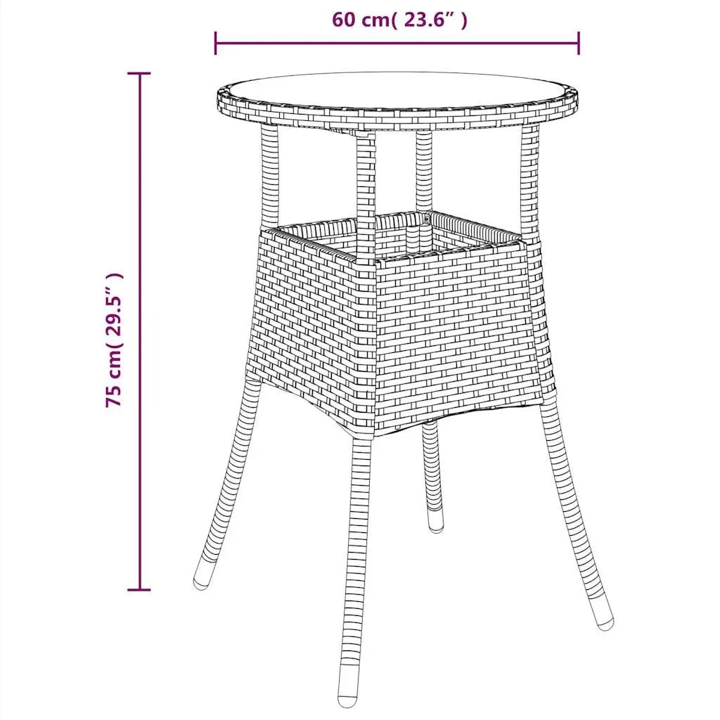 5 Piece Garden Dining Set Outdoor Furniture with Cushions Black Poly Rattan