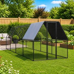Your Friendly 2x8x2m Chicken Cage for Hens and Ducks