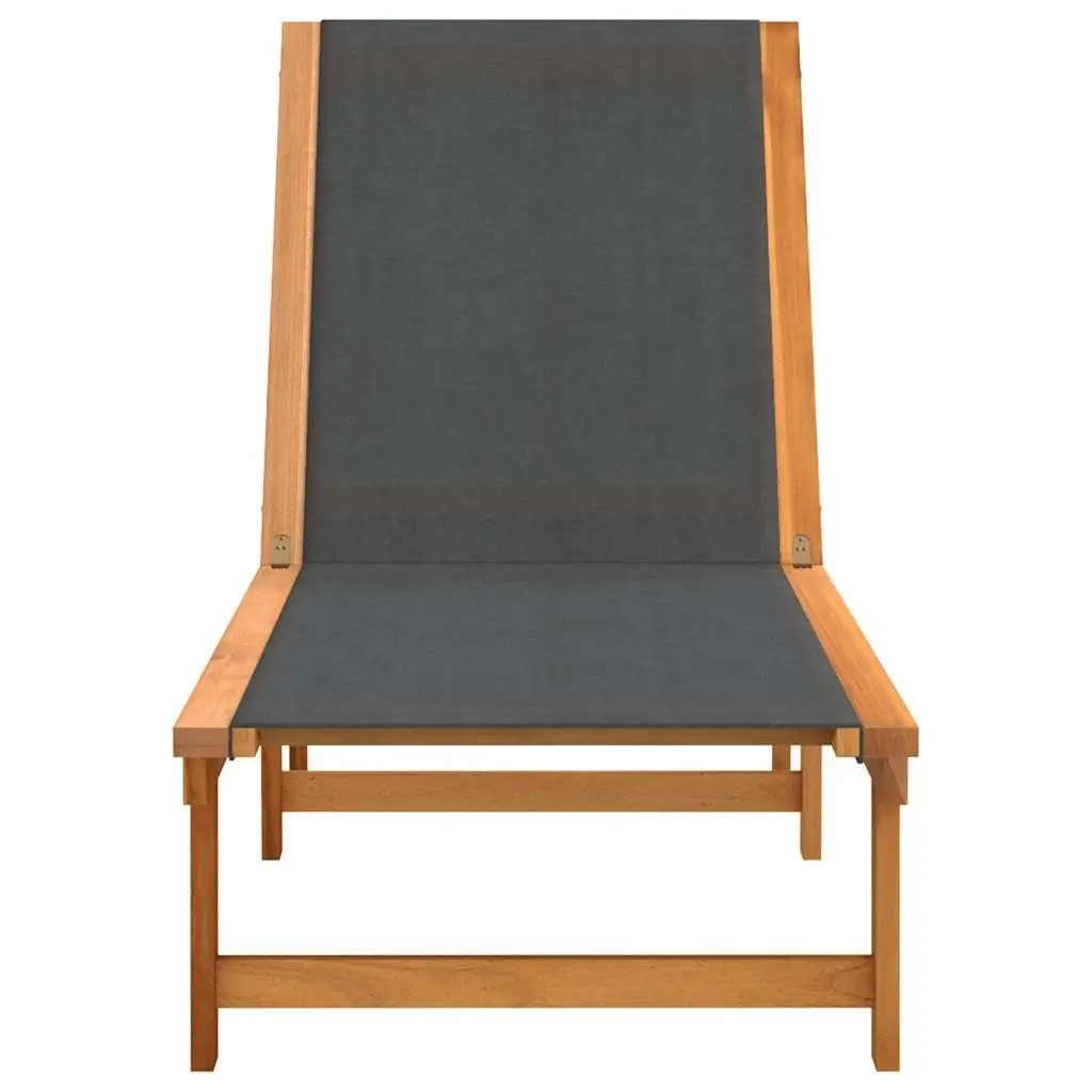 Sun Loungers 2 pcs Adjustable Backrest Outdoor Lounge Chair Patio Garden Pool
