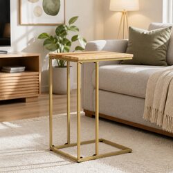 Concise Brown Side Table 35x45x65cm Made from Mango Wood
