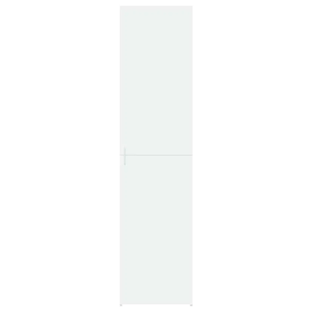 Highboard Storage Cabinet White 45x42.5x185cm Engineered Wood Multiple Compartments