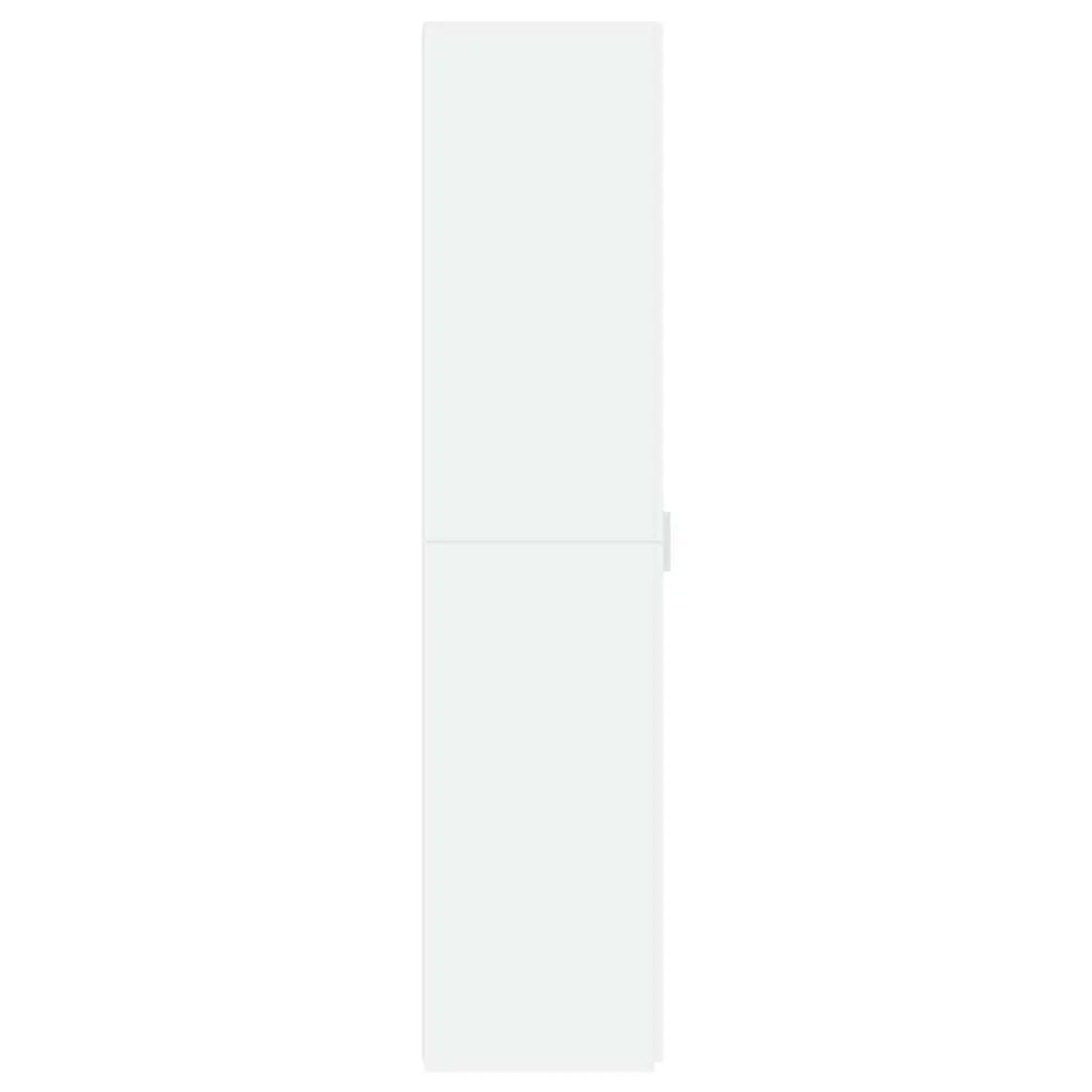 Highboard Storage Cabinet White 45x42.5x185cm Engineered Wood Multiple Compartments