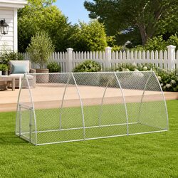 Walk-In Rabbit Hutch in Steel